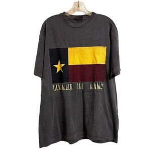 Remember the Alamo Graphic T Vintage Hanes Beefy TShirt Singlestitch Crewneck